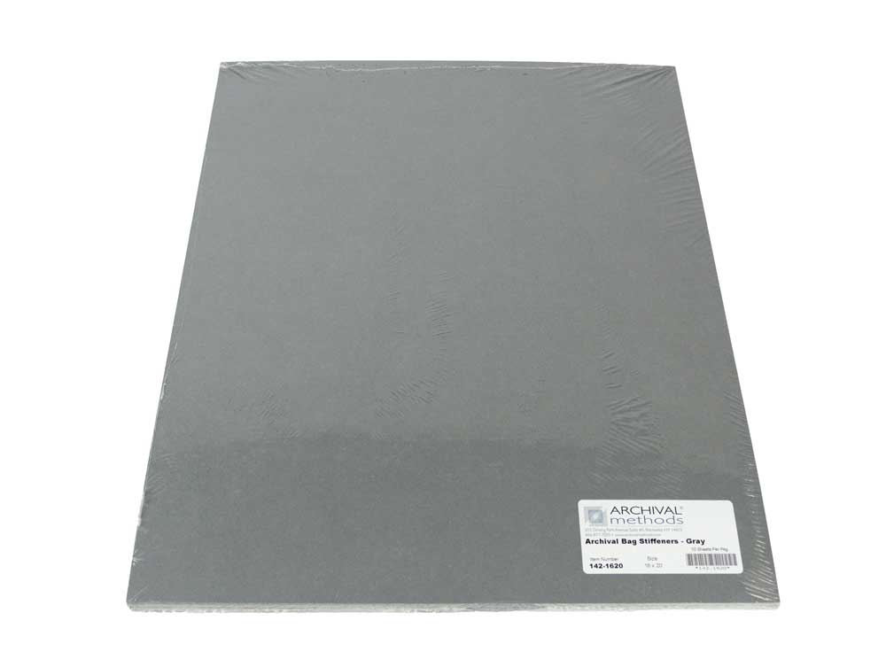 archival bag stiffeners provide added support to documents and photos inside archival storage bags