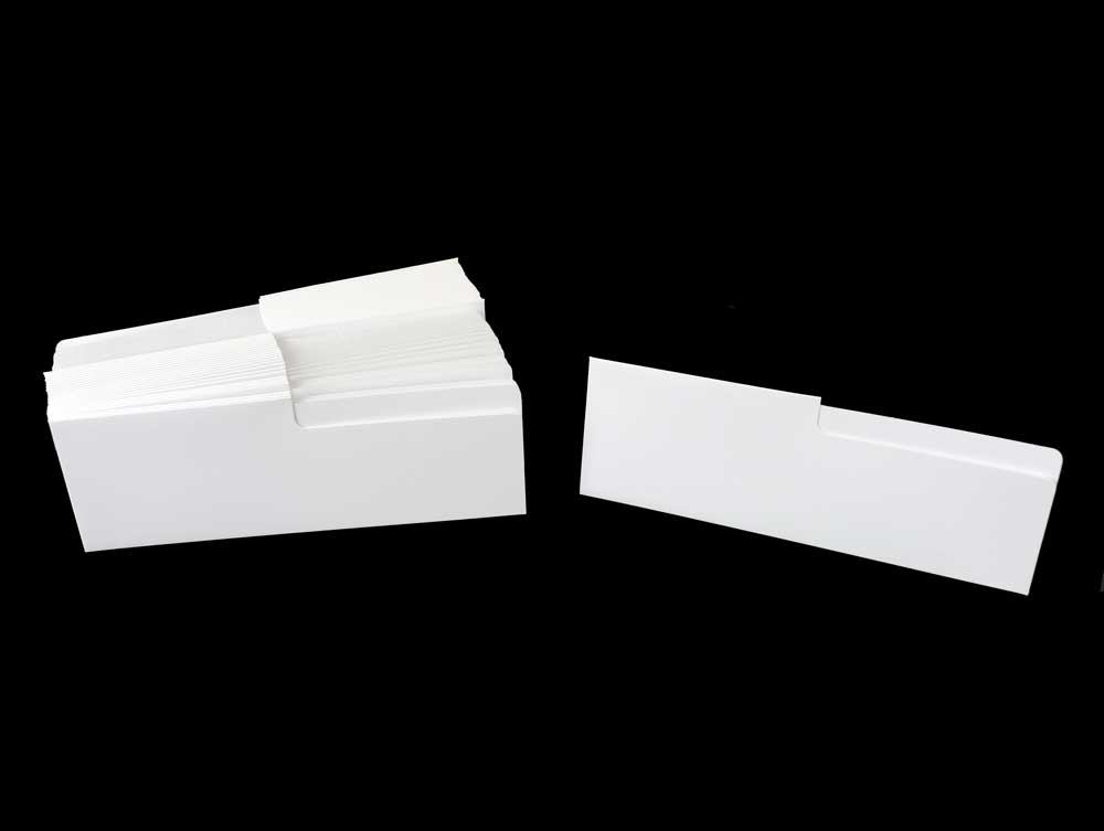 Acid-free archival file folders for organizing and storing film negatives, offering long-term protection against deterioration.