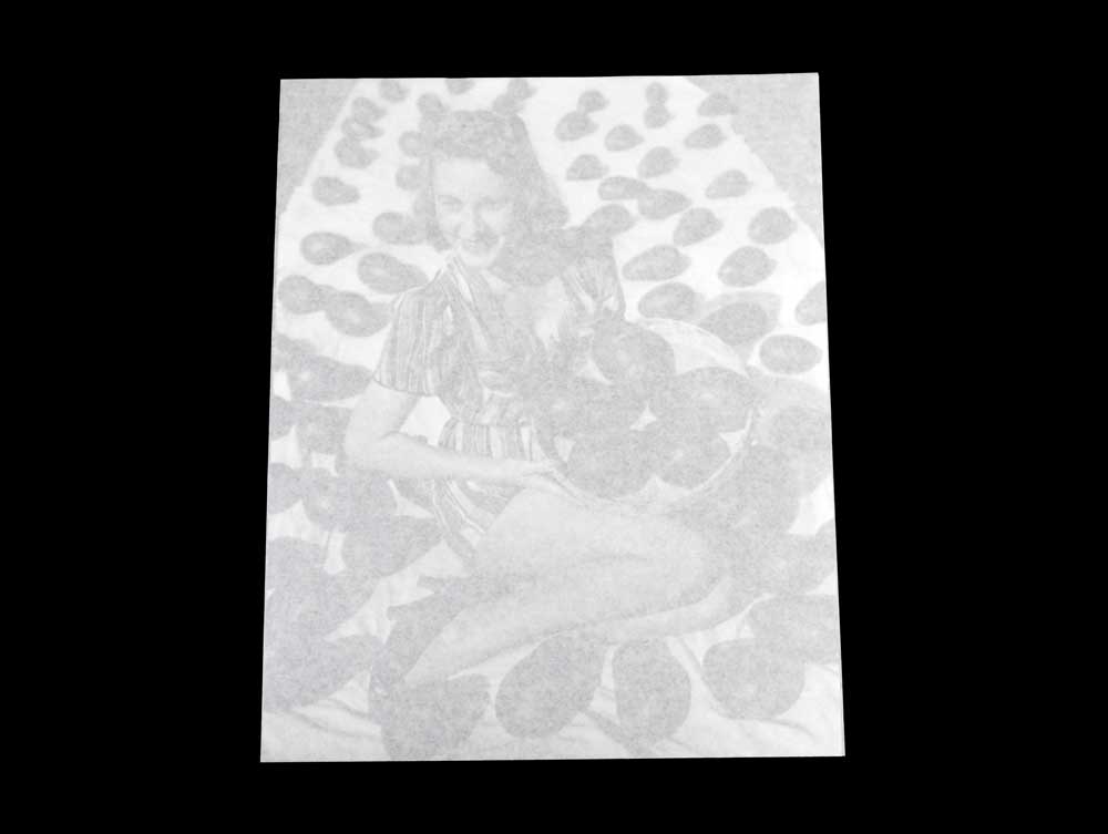Acid-free Unbuffered Archival Thin Paper is a thin interleaving paper with some transparency