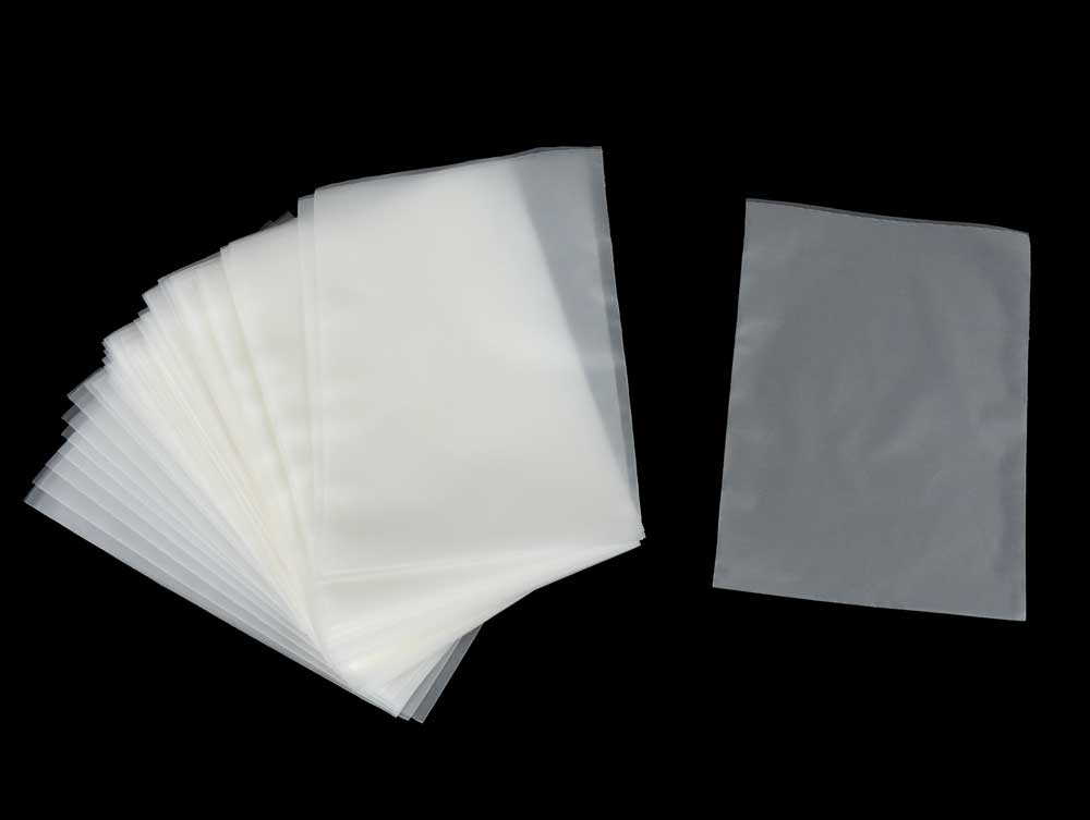 Acid-free HD Poly Envelopes, made of frosted high-density polyethylene and sealed on three sides, are ideal for archival storage of photos and negatives.