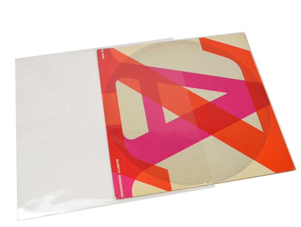 12-inch vinyl record inside an acid-free polypropylene 3-sided sleeve