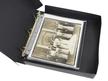 Open black Binder-In-A-Box combines a 3-ring binder & box made from acid-free materials for preserving photos and documents. thumbnail