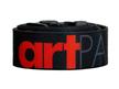 Adjustable Art Strap shown rolled up. It can be added on and used to help carry your art bag thumbnail