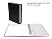 Legal size archival 3-ring binder in green with a black slipcase is designed to protect photos and documents. thumbnail